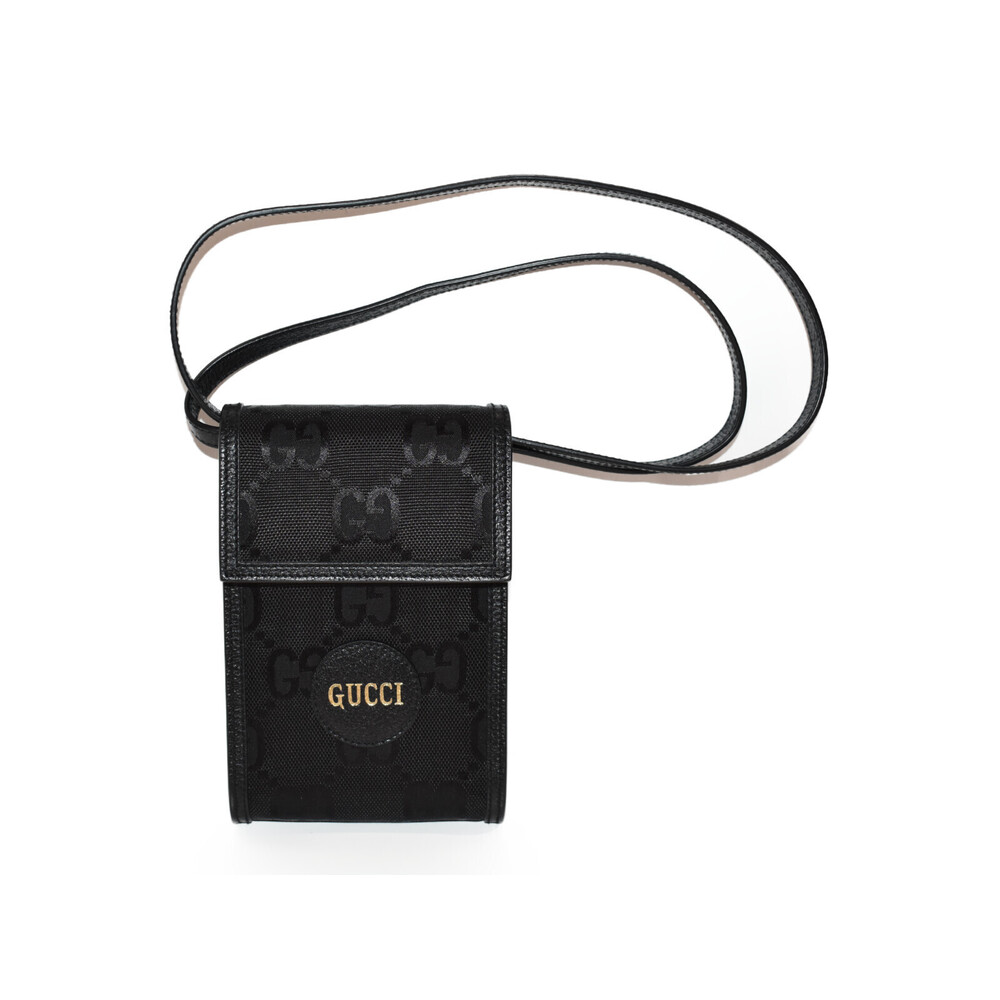 GUCCI Bag Black GG Leather Off the Grid Shoulder Crossbody Classic